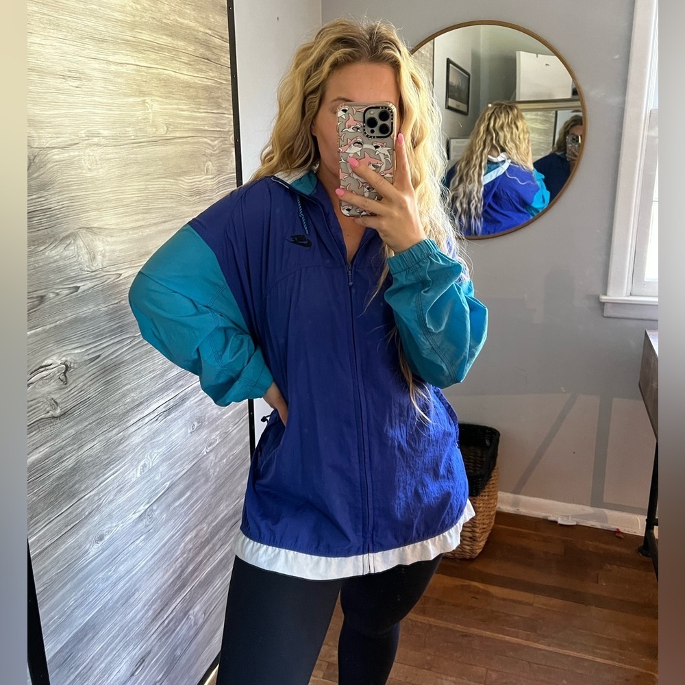 Nike Vintage Colorblock Jacket Large - Picture 1 of 13